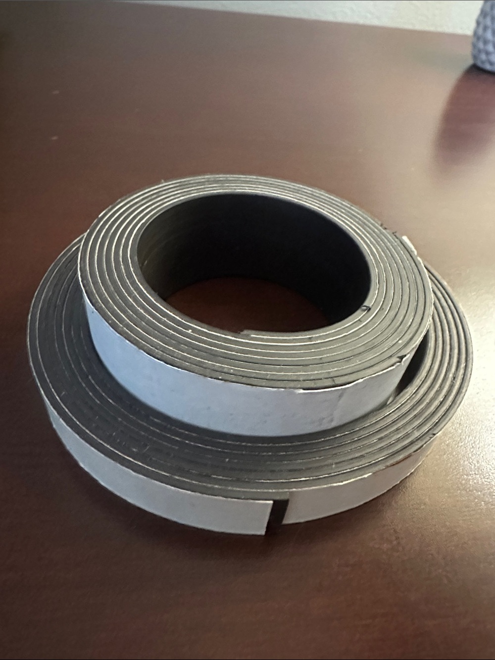 Black Magnetic Strip Tape Rolls with Adhesive Backing